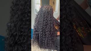 🙋Hair 2 Brown Boho Braids Deep Curly cvohair braidinghair bulkhair hairstyle blackfriday [upl. by Hermina]