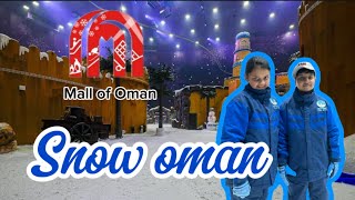 Snow Oman ❄️🇴🇲سنو عمان Muscat  Mall of Oman oman snowpark explore [upl. by Bren23]