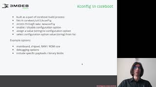 Arch4031 03 coreboot Building 02 Kconfig Overview [upl. by Aloiv107]