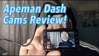 Apeman 1080P Dash Cam Review Worth it [upl. by Ainoval]