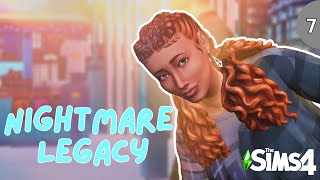 fires ghosts amp births OH MY  Nightmare Legacy 7 The Sims 4 [upl. by Adnilab]