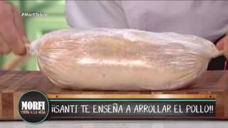 Receta ¡Pollo arrollado  Morfi [upl. by Judd635]