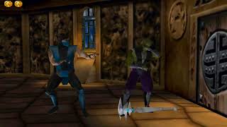 HD Mortal Kombat 4 Arcade  SubZero Fatality 1 Spine Rip [upl. by Zamir]