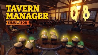 8 Tavern Manager Simulator 🍻  Potwór morski i wisielec co jest [upl. by Siuqaj979]