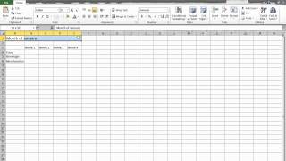 Merge and Center your titles in Microsoft Excel [upl. by Qidas]