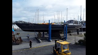 The RESCUE AND REFIT Story of an 80ft former Whitbread Race Yacht Ep 1 [upl. by Caves]