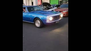 67 and 68 Camaro Rolling Into The Car Meet [upl. by Korman]