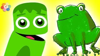 Learn Colors  Coloring the Animals for Children  Color Crew Learning Videos For Kids  BabyFirst [upl. by Ahseenak140]