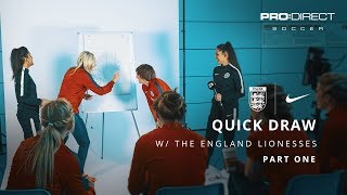 England Women’s Team Euro 2017 Quick Draw  Part One [upl. by Spiegel]