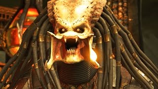 WARRIOR PREDATOR HUNT FOR BIG DAMAGE  Mortal Kombat X quotPredatorquot Gameplay [upl. by Ansilma322]