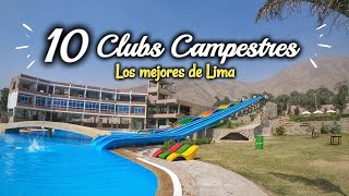 LOS 10 MEJORES CLUBS CAMPESTRES DE LIMA  2022 [upl. by Connell481]