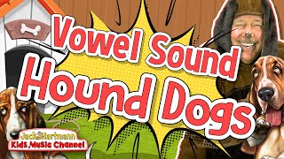 Vowel Sound Hound Dogs Jack Hartmann [upl. by Akirea746]