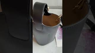 Loewe mini soft grained calfskin Pebble Bucket bucket handbag Pebble [upl. by Ggerk]