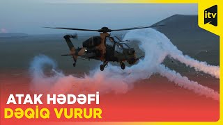 Türkiyənin yerli ATAK döyüş helikopteri ilə pilotların hücuma hazırlığı [upl. by Atikahs]