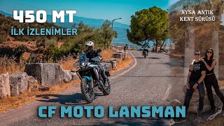 CF Moto 450 Lansmanı  450 MT İlk İzlenimler  İlk Sürüş [upl. by Aneehs]