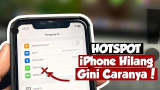 Hotspot di iPhone Hilang  Cara Setting Hotspot Pribadi iPhone [upl. by Seyler]