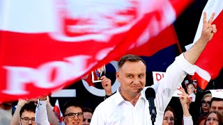 Andrzej Duda quotGdy prezydentem zostanie Trzaskowski będzie jak w Warszawiequot [upl. by Wyck713]