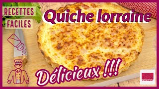 La recette de la fameuse quiche lorraine Un vrai délice [upl. by Llerad]