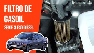 Cómo cambiar el filtro de gasoil BMW 320d E46 ⛽ [upl. by Ateiram]