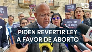 Colectivos provida piden vetar ley para despenalizar el aborto [upl. by Old]