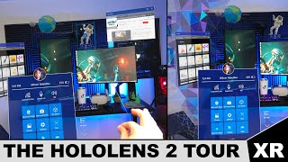 The HoloLens 2 Tour  Discover How Holograms Look In Real Life [upl. by Orteip825]