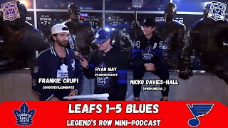 FIX THE POWERPLAY wHockey Illuminati  Leafs 15 Blues  Legends Row Mini Pod [upl. by Olive73]