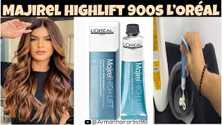 Majirel Highlift Fashion Colour L’Oréal  Ultra Golden Blonde 900s Colour  Global Chocolate Brown [upl. by Anirehs932]