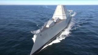 Future USS Zumwalt DDG 1000 Underway [upl. by Roanne582]