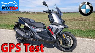 BMW C400X 2023  GPS Test  ACCELERATION  ROLL ON  TOPSPEED [upl. by Badr]