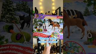 Opening my advent calendar from schleich ☺️❄️ Happy December y’all christmas horse [upl. by Assiram]