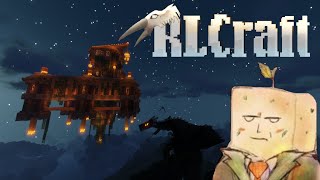 Minecraft RLCraft EP 1 The Real Crafting Begins [upl. by Naasar]