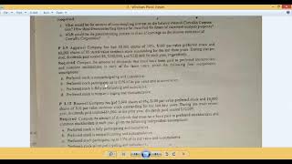 Financial Statement Analysis by Charles H Gibson Ch3 Balanace Sheet QNo 39 Part a [upl. by Eatnom]