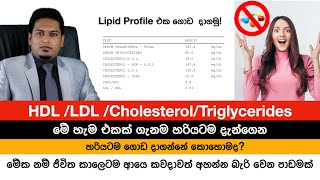 Cholesterol HDL LDL ගැන ඇත්ත දැනගෙන හිටියද Fat Metabolism By Nutritionist Hiroshan Jayaranga [upl. by Aven]