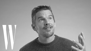 Ethan Hawke on River Phoenix Dead Poets Society and What Makes Him Cry  Screen Tests  W Magazine [upl. by Bright]