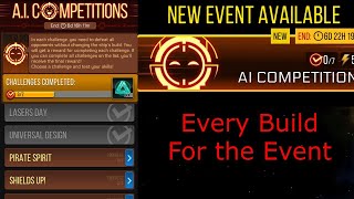 Space ArenaAi Competition Builds [upl. by Silloh]