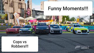 Cops and Robbers in Forza Horizon 4 1 forzafunnymoments [upl. by Yeta]