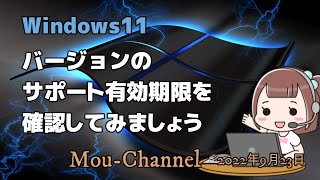 Windows11●バージョンのサポート有効期限を確認してみましょう [upl. by Arehsat152]