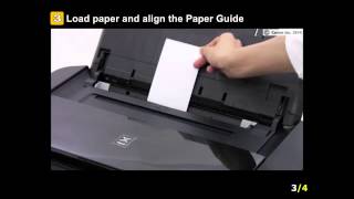 PIXMA iP8720iX6820 Setting the paper [upl. by Llien748]