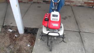 Honda F 210 rototiller [upl. by Schapira]