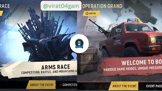 Review ARMS RACE and OPERATION GRAND EVENT in tacticool game virat04gam tacticool trendinggame [upl. by Presley]