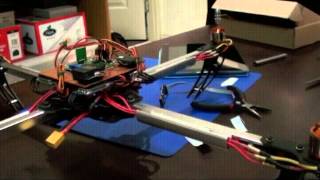 Building Hobbykings X525 Quadcopter in 5 minutes [upl. by Noiztneb]