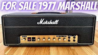 Marshall JMP 50 Watt Plexi MK II Modded  1977 For Sale [upl. by Broeker358]