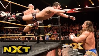 DIY vs Tino Sabbatelli amp Riddick Moss WWE NXT May 10 2017 [upl. by Acenes]