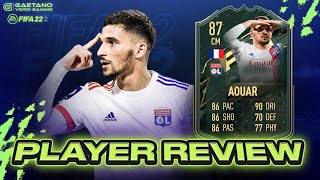 HOUSSEM AOUAR 87  Lohnt sich die SBC  FIFA 22 Player Review [upl. by Adiuqal]