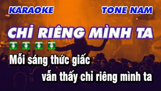 karaoke Nhạc Trẻ  Chỉ Riêng Mình Ta Tone Nam  Công Minh Organ [upl. by Konyn571]