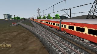 Indian train simulator new alpha update classic rajdhani express [upl. by Annekcm]