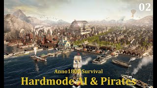 Early Expansion  Anno 1800 SURVIVAL  HARDMODE City Builder Challenge Part 02 [upl. by Alliehs]