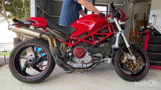 DUCATI Monster S4R cranking Failed start [upl. by Pompea883]