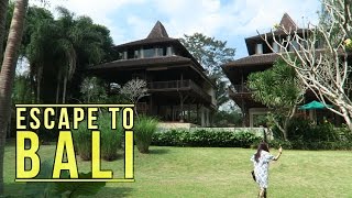 Escape to Bali  TRAVEL VLOG 17  BALI Part 2 [upl. by Artina]