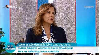 Migren girişimsel yöntemlerde tedavi edilir mi  Prof Dr Emine Nur TOZAN [upl. by Anhpad241]